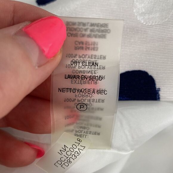 Karl Lagerfeld Polka Dot Print ¾ Sleeve Sheath Dress - Picture 9 of 11